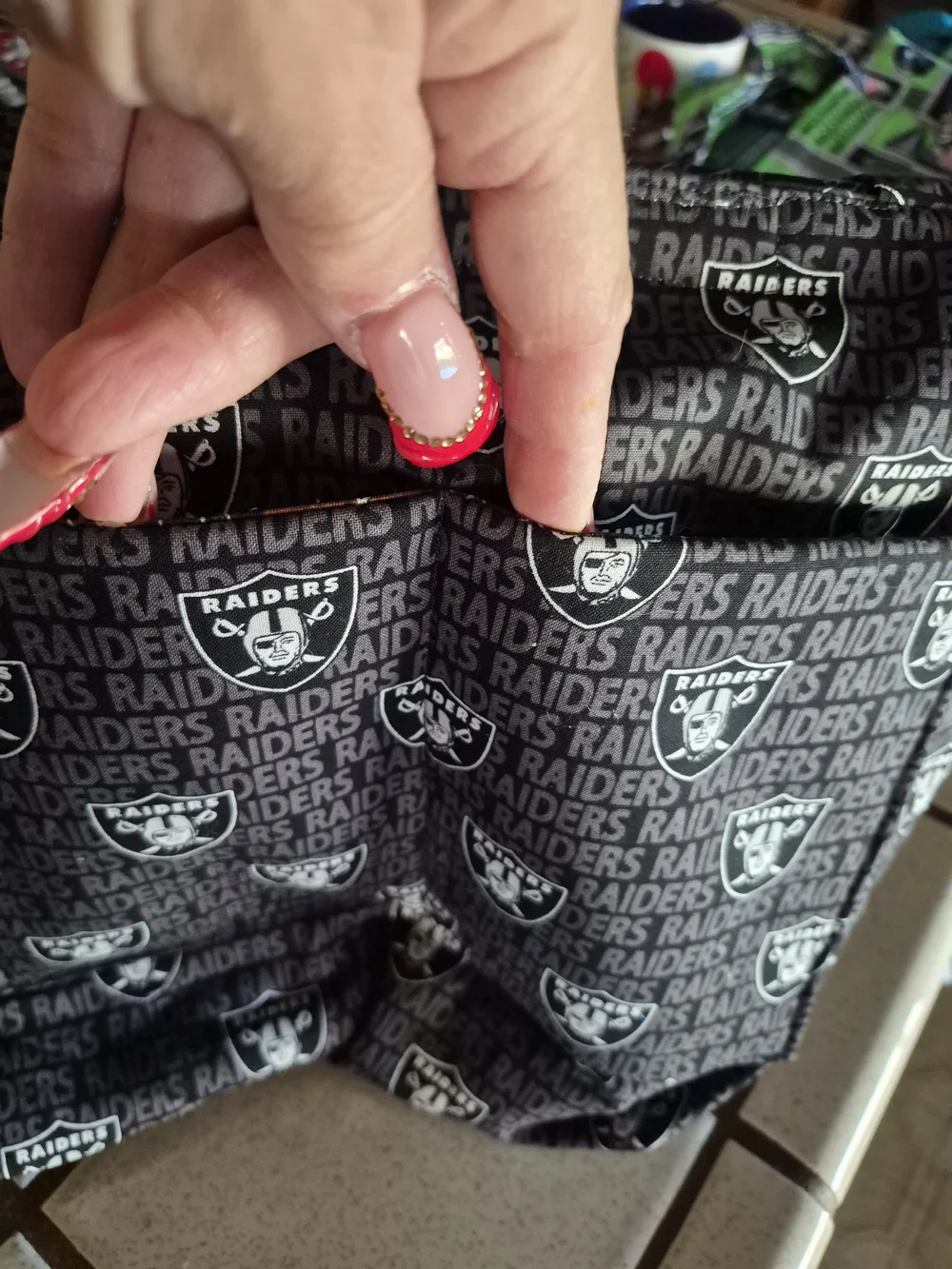 NFL Riders  Black Logo Tote Bag